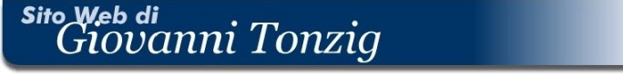 Sito Web di Giovanni Tonzig